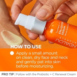 Andalou Naturals Turmeric + C Enlighten Serum, Skin Smoothing Serum with Vitamin C & Turmeric, Anti Aging Skin Care, Diminish Sun Damage and Refine Skin, 1.1 Fl Oz Andalou Naturals Turmeric + C Enlighten Serum, Skin Smoothing Serum with Vitamin C & Turmeric, Anti Aging Skin Care, Diminish Sun Damage and Refine Skin, 1.1 Fl Oz