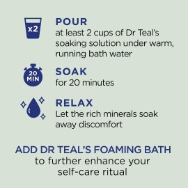 Dr Teal\'s Salt Soak with Pure Epsom Salt, Relax & Relief with Eucalyptus & Spearmint, 3 lbs Dr Teal\'s Salt Soak with Pure Epsom Salt, Relax & Relief with Eucalyptus & Spearmint, 3 lbs