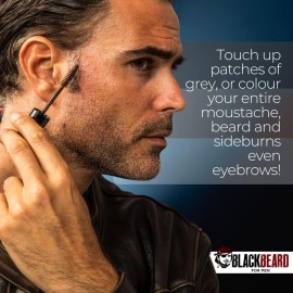 Blackbeard Formula X - Instant, Hypoallergenic, Temporary Beard, Mustache, Eyebrow, and Sideburn Tint - Black, 1 Pack Blackbeard Formula X - Instant, Hypoallergenic, Temporary Beard, Mustache, Eyebrow, and Sideburn Tint - Black, 1 Pack