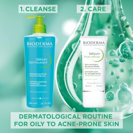 Bioderma - Sbium - Pore Refiner Cream - Corrective Care for enlarged pores - For Combination to Oily Skin - 1 fl.oz. Bioderma - Sbium - Pore Refiner Cream - Corrective Care for enlarged pores - For Combination to Oily Skin - 1 fl.oz.