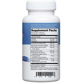 Instaflex Joint Support Supplement - Clinically Studied Joint Relief Blend of Glucosamine, MSM, White Willow, Turmeric, Ginger, Cayenne, Hyaluronic Acid - 90 Capsules Instaflex Joint Support Supplement - Clinically Studied Joint Relief Blend of Glucosamine, MSM, White Willow, Turmeric, Ginger, Cayenne, Hyaluronic Acid - 90 Capsules