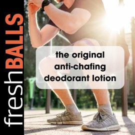 Fresh BALLS Lotion | Anti-Chafing Men\'s Soothing Cream to Powder Ball Deodorant and Hygiene for Groin Area, 3.4 fl oz (Pack of 2) Fresh BALLS Lotion | Anti-Chafing Men\'s Soothing Cream to Powder Ball Deodorant and Hygiene for Groin Area, 3.4 fl oz (Pack of 2)