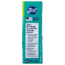 Zest 8-Bar Bath Size Soap, Aqua, 4 Ounce per bar, 8 bars, 32 Ounce Zest 8-Bar Bath Size Soap, Aqua, 4 Ounce per bar, 8 bars, 32 Ounce
