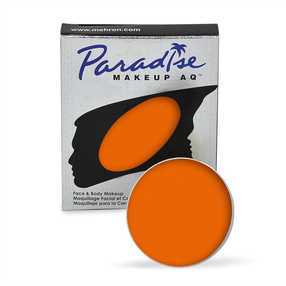 Mehron Makeup Paradise Makeup AQ Refill Size | Stage & Screen Performance, Face & Body Painting, Beauty, Cosplay, and Halloween | Water Activated Face Paint, Body Paint .25 oz (7 ml) (Orange) Mehron Makeup Paradise Makeup AQ Refill Size | Stage & Screen Performance, Face & Body Painting, Beauty, Cosplay, and Halloween | Water Activated Face Paint, Body Paint .25 oz (7 ml) (Orange)