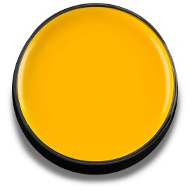 Mehron Makeup Color Cups | Stage, Foundation, Face Paint, Body Paint, Halloween Makeup | Greasepaint .5 oz (14 g) (Yellow)