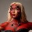 Mehron Makeup Paradise Makeup AQ Refill Size | Stage & Screen Performance, Face & Body Painting, Beauty, Cosplay, and Halloween | Water Activated Face Paint, Body Paint .25 oz (7 ml) (Red)