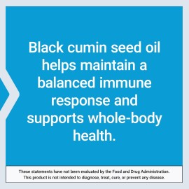 Life Extension Black Cumin Seed Oil, black cumin, immune health support, whole-body health, healthy aging, gluten free, non-GMO, 60 softgels