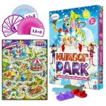 Number Park - Addition & Subtraction Math Games for Kids Ages 5-8 - Fun Educational Learning Game - Board Games for Kindergarten & Up - Gift