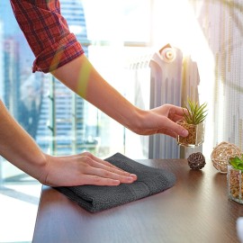 Utopia Towels 12 Pack Premium Wash Cloths Set, 12 by 12 Inches, 100% Cotton Ring Spun, Highly Absorbent and Soft Feel Essential Washcloths for Bathroom, Spa, Gym, and Face, Grey Utopia Towels 12 Pack Premium Wash Cloths Set, 12 by 12 Inches, 100% Cotton Ring Spun, Highly Absorbent and Soft Feel Essential Washcloths for Bathroom, Spa, Gym, and Face, Grey