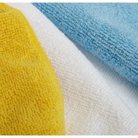 Amazon Basics Microfiber Cleaning Cloths, Ultra Absorbent, Lint Free, Streak Free, Non-Abrasive, Reusable and Washable, 16 x 12, Blue/White/Yellow, Pack of 24 Amazon Basics Microfiber Cleaning Cloths, Ultra Absorbent, Lint Free, Streak Free, Non-Abrasive, Reusable and Washable, 16 x 12, Blue/White/Yellow, Pack of 24