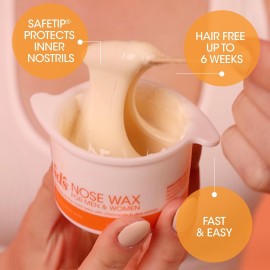 Nad\'s Nose Wax Kit for Men & Women - Waxing Kit for Quick & Easy Nose Hair Removal, 1 Count Nad\'s Nose Wax Kit for Men & Women - Waxing Kit for Quick & Easy Nose Hair Removal, 1 Count