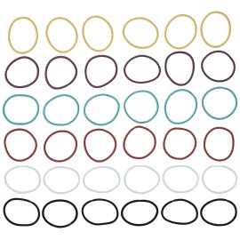 Goody Ouchless Elastic Hair Ties - 36 Ct, Brooke (Assorted), 2MM Rubber Bands for Hair, Pain-Free Hair Accessories for Women & Men, Made for Long-Lasting Braids, Ponytails & More, For Fine Hair Goody Ouchless Elastic Hair Ties - 36 Ct, Brooke (Assorted), 2MM Rubber Bands for Hair, Pain-Free Hair Accessories for Women & Men, Made for Long-Lasting Braids, Ponytails & More, For Fine Hair