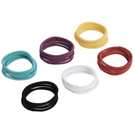 Goody Ouchless Elastic Hair Ties - 36 Ct, Brooke (Assorted), 2MM Rubber Bands for Hair, Pain-Free Hair Accessories for Women & Men, Made for Long-Lasting Braids, Ponytails & More, For Fine Hair Goody Ouchless Elastic Hair Ties - 36 Ct, Brooke (Assorted), 2MM Rubber Bands for Hair, Pain-Free Hair Accessories for Women & Men, Made for Long-Lasting Braids, Ponytails & More, For Fine Hair