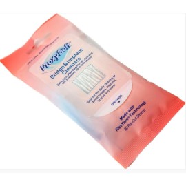 Dental Floss for Bridges and Dental Implants for Optimal Oral Hygiene - Floss Threaders for Bridges and Implants with Extra-Thick Proxy Brush - Bridge and Implant Cleaners (30 Strands) by ProxySoft