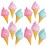 Rhode Island Novelty 36 Inch Inflatable Ice Cream Cones, Three per Order. No Color Choice