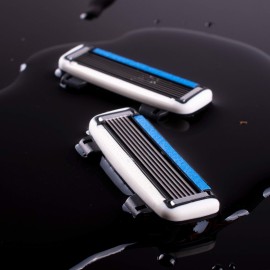 HeadBlade HB6 Refill Blades - 6 Stainless Steel Blades for No Tugging or Pulling, Shave Less, Works for Face, Body, and Scalp HeadBlade HB6 Refill Blades - 6 Stainless Steel Blades for No Tugging or Pulling, Shave Less, Works for Face, Body, and Scalp