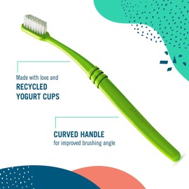 Preserve Eco Friendly Adult Toothbrushes, Made in The USA from Recycled Plastic, Lightweight Package, Ultra Soft Bristles, Colors Vary, 6 Pack Preserve Eco Friendly Adult Toothbrushes, Made in The USA from Recycled Plastic, Lightweight Package, Ultra Soft Bristles, Colors Vary, 6 Pack