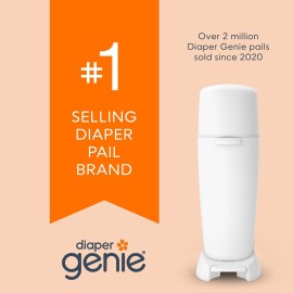 Diaper Genie Bags Refills 270 Count (Pack of 3) with Max Odor Lock | Holds Up to 810 Newborn Diapers Diaper Genie Bags Refills 270 Count (Pack of 3) with Max Odor Lock | Holds Up to 810 Newborn Diapers