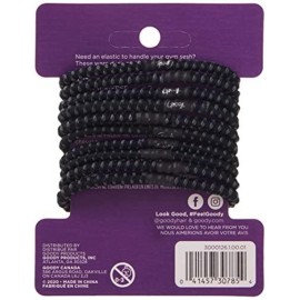 Goody Nonslip Womens Elastic Hair Tie Black - 4MM for Medium Hair- Ouchless Pain-Free Hair Accessories for Women Perfect for Long Lasting Braids, Ponytails and More, 10 Count (Pack of 1) Goody Nonslip Womens Elastic Hair Tie Black - 4MM for Medium Hair- Ouchless Pain-Free Hair Accessories for Women Perfect for Long Lasting Braids, Ponytails and More, 10 Count (Pack of 1)