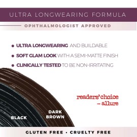 Blinc Amplified Tubing Mascara, Ultra-Longwearing Washable Mascara, Soft-Glam Volumizing, Lengthening and Defining Mascara, Gluten-Free and Cruelty-Free, 9mL / 0.30 Fl. OZ Blinc Amplified Tubing Mascara, Ultra-Longwearing Washable Mascara, Soft-Glam Volumizing, Lengthening and Defining Mascara, Gluten-Free and Cruelty-Free, 9mL / 0.30 Fl. OZ
