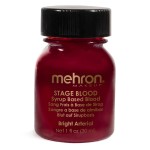 Mehron Makeup Stage Blood | Realistic For Halloween | Washable Fake Blood for Special FX, Stage & Screen, Halloween, & Cosplay