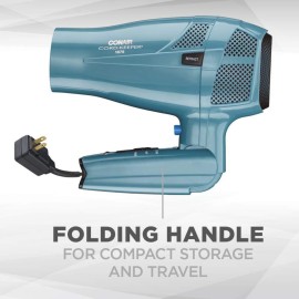 Conair Hair Dryer with Folding Handle and Retractable Cord, 1875W Travel Hair Dryer, Conair Blow Dryer Conair Hair Dryer with Folding Handle and Retractable Cord, 1875W Travel Hair Dryer, Conair Blow Dryer