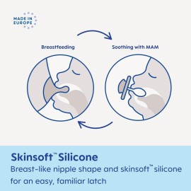 Pacifier, 0-6 Months, Night Collection, Unisex 2-Count