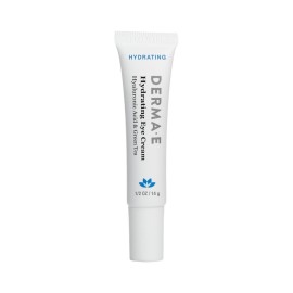 Derma E Hydrating Eye Cream - Firming and Lifting Hyaluronic Acid Treatment - Under Eye and Upper Eyelid Cream Reduces Puffiness and Appearance of Fine Lines, 0.5 oz Derma E Hydrating Eye Cream - Firming and Lifting Hyaluronic Acid Treatment - Under Eye and Upper Eyelid Cream Reduces Puffiness and Appearance of Fine Lines, 0.5 oz