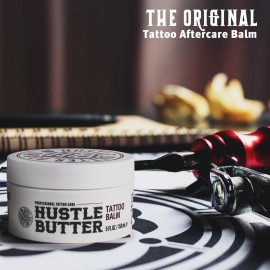 Hustle Butter Tattoo Aftercare 5oz Tattoo Balm, Heals + Protects New Tattoos and Rejuvenates Older Tattoos - 100% Vegan Cream No-Petroleum Hustle Butter Tattoo Aftercare 5oz Tattoo Balm, Heals + Protects New Tattoos and Rejuvenates Older Tattoos - 100% Vegan Cream No-Petroleum