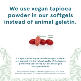 DEVA Vegan Omega-3 DHA EPA Supplement Once-Per-Day Softgel 300 MG - Carrageenan Gelatin & Gluten Free - Non-Fish Algae Oil Fatty Acids - 90 Softgels DEVA Vegan Omega-3 DHA EPA Supplement Once-Per-Day Softgel 300 MG - Carrageenan Gelatin & Gluten Free - Non-Fish Algae Oil Fatty Acids - 90 Softgels