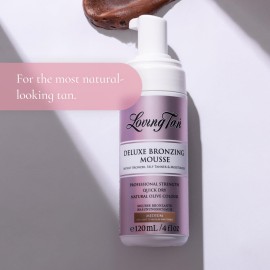 Loving Tan Deluxe Self Tanning Bronzing Mousse, Medium - Streak Free, Professional Quality Sunless Tanning - Up to 5 Self Tanner Applications per Bottle, Cruelty Free, Naturally Derived DHA - 4 FL Oz Loving Tan Deluxe Self Tanning Bronzing Mousse, Medium - Streak Free, Professional Quality Sunless Tanning - Up to 5 Self Tanner Applications per Bottle, Cruelty Free, Naturally Derived DHA - 4 FL Oz