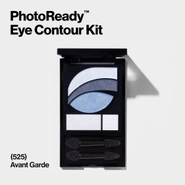 REVLON PhotoReady Eye Contour Kit, Eyeshadow Palette with 5 Wet/Dry Shades & Double-Ended Brush Applicator, Avant Garde (525), 0.1oz REVLON PhotoReady Eye Contour Kit, Eyeshadow Palette with 5 Wet/Dry Shades & Double-Ended Brush Applicator, Avant Garde (525), 0.1oz