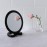 Diane Hand Mirror - 1X 3X Magnifying Hand Held Mirror, Double Sided Vanity Makeup Mirror with Folding Stand Hand Mirror for Women, Men, Salon, Barber, Shaving, and Travel, Medium 6 x 10 In Black