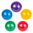 Rhode Island Novelty 7 Inch Knobby Balls Assorted Colors, 5 Pack