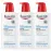 Eucerin Daily Hydration Body Lotion, Unscented Body Lotion for Sensitive Dry Skin, 16.9 Fl Oz Pump Bottles, 3 Pack
