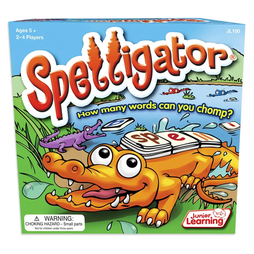 Junior Learning Spelligator Word Building Game, Ages 5-9, Phonemic Awareness, 75 Letter Tiles Junior Learning Spelligator Word Building Game, Ages 5-9, Phonemic Awareness, 75 Letter Tiles