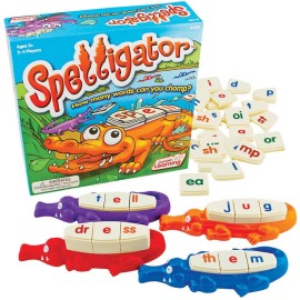 Junior Learning Spelligator Word Building Game, Ages 5-9, Phonemic Awareness, 75 Letter Tiles Junior Learning Spelligator Word Building Game, Ages 5-9, Phonemic Awareness, 75 Letter Tiles