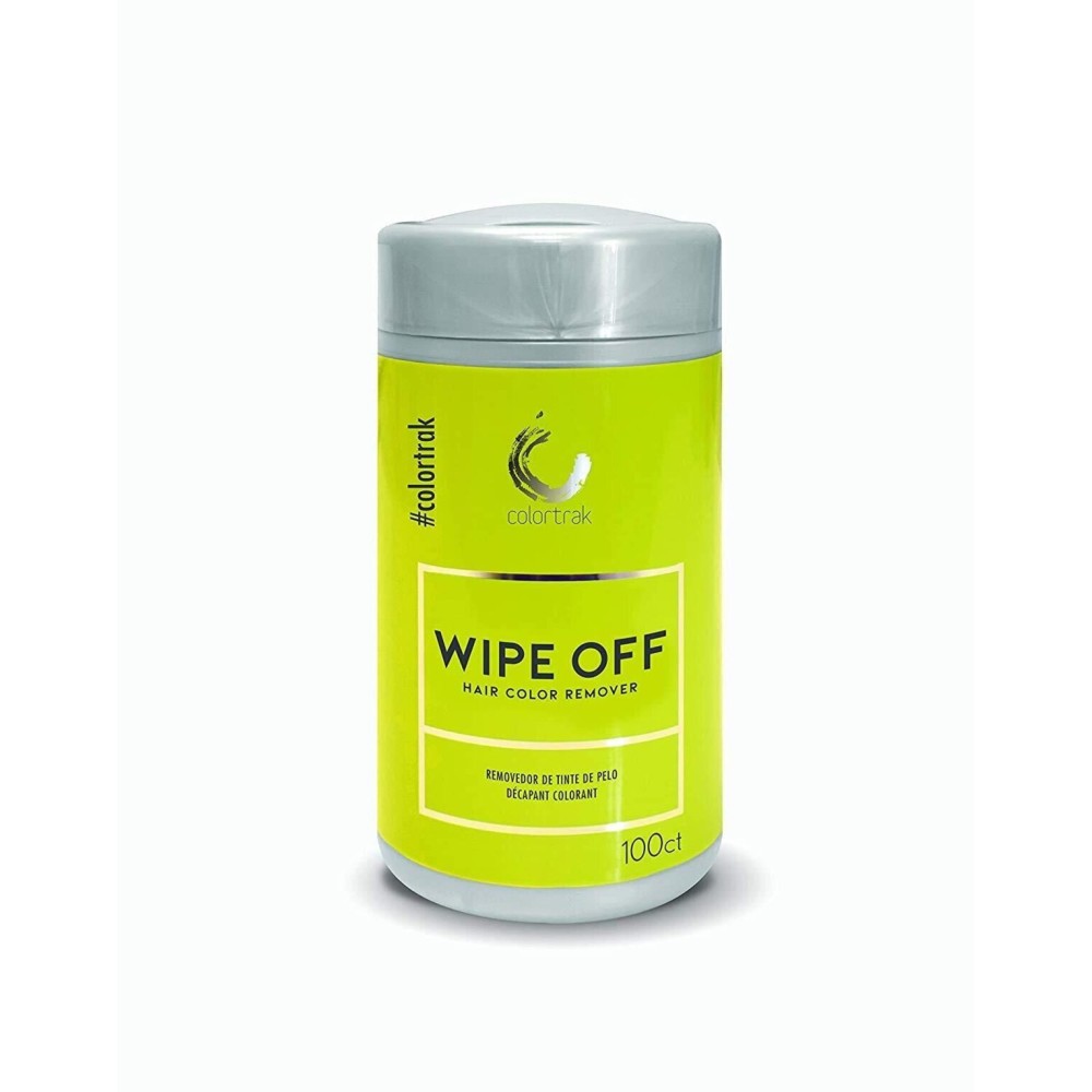 Colortrak Gentle Hair Color Remover Wipes, Moist, Non-irritating Towelettes, Formulated with Aloe, Easily Remove Hair Color Stains from Skin, Convenient Canister, 100 Wipes Colortrak Gentle Hair Color Remover Wipes, Moist, Non-irritating Towelettes, Formulated with Aloe, Easily Remove Hair Color Stains from Skin, Convenient Canister, 100 Wipes