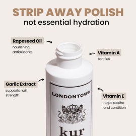 LONDONTOWN kur Strengthening Lacquer Remover, 4 Fl Oz LONDONTOWN kur Strengthening Lacquer Remover, 4 Fl Oz