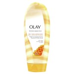 Olay Body Wash for Women, Moisture Ribbons Plus, Deep Conditioning & Moisturizing Formula, Long Lasting Smooth Soft Skin, For All Skin Types, Shea Butter & Manuka Honey Scent, 18 fl oz