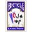 Bicycle Large Print Bridge Size Playing Cards - Easy-to-Read Deck for Seniors - Red or Blue