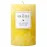 Aroma Naturals Essential Oil Orange and Lemongrass Scented Pillar Candle, Ambiance, 2.5 inch x 4 inch, Yellow