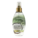 OGX Nourishing + Coconut Oil Weightless Hydrating Oil Hair Mist, Lightweight Leave-In Hair Treatment with Coconut Oil & Bamboo Extract, Paraben & Sulfate Surfactant-Free, 4 fl oz