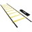 Yes4All Speed Agility Ladder Training Equipment - 8 Rungs Yellow, Suit for Soccer, Sports, Footwork & Fitness Exercises, with Included Carry Bag