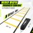 Yes4All Speed Agility Ladder Training Equipment - 8 Rungs Yellow, Suit for Soccer, Sports, Footwork & Fitness Exercises, with Included Carry Bag