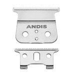 Andis 04850 GTX T-Outliner Stainless Steel Deep Tooth Replacement Blade for Trimmer, Carbon Steel Comfort Edge Blade - Zero Gapped - Polished (Pack of 1)