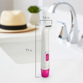 Remington Smooth & Silky Body & Bikini Kit, Cordless bikini trimmer and shaver for women, Waterproof for grooming in the shower, White/Pink Remington Smooth & Silky Body & Bikini Kit, Cordless bikini trimmer and shaver for women, Waterproof for grooming in the shower, White/Pink