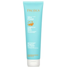 Pacifica Beauty Sea Foam Face Cleanser, Daily Gentle Foaming Face Wash, With Coconut Water + Sea Algae Complex, Removes Makeup, For Combination and Oily Skin, Vegan and Cruelty Free, Clean Skin Care Pacifica Beauty Sea Foam Face Cleanser, Daily Gentle Foaming Face Wash, With Coconut Water + Sea Algae Complex, Removes Makeup, For Combination and Oily Skin, Vegan and Cruelty Free, Clean Skin Care