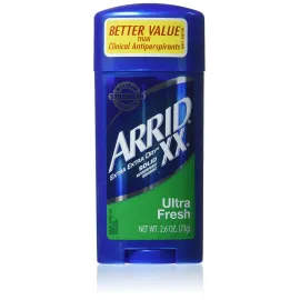 Arrid Xx Solid Antiperspirant Deodorant Ultra Fresh 2.6 Oz (6 Pack)