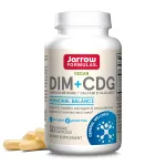 Jarrow Formulas DIM + CDG, Dietary Supplement, Liver Detox Support for Healthy Hormone Regulation and General Wellness, 30 Veggie Capsules, Up to a 30 Day Supply